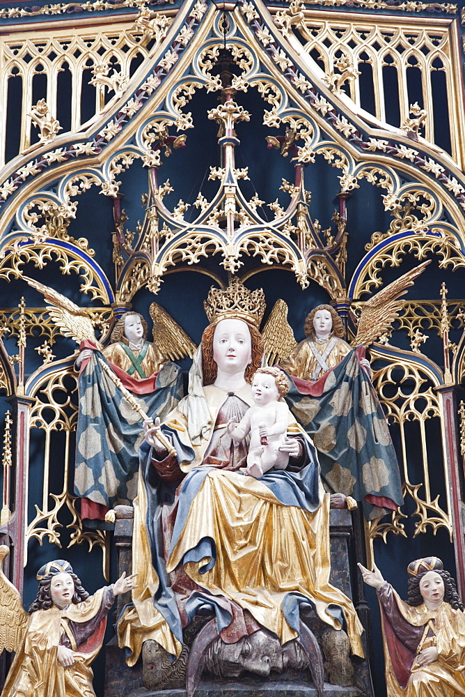 The Church Altar Piece, Maria Laach, Wachau Cultural Landscape, UNESCO World Heritage Site, Austria, Europe