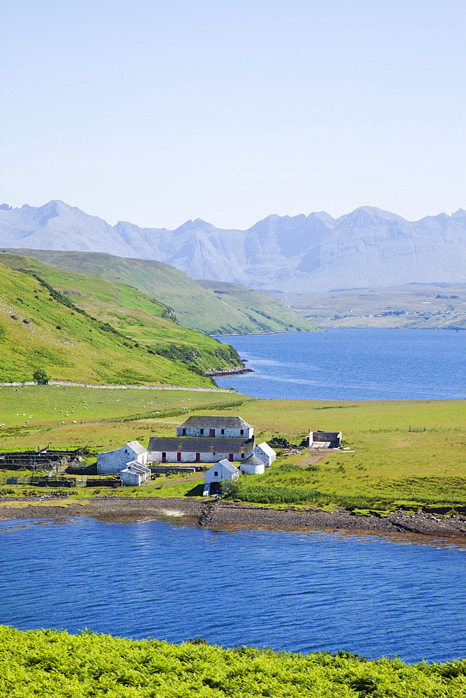 Loch Harport and the Cullin Mountains, Isle of Skye, Inner Hebrides, Scotland, United Kingdom, Europe