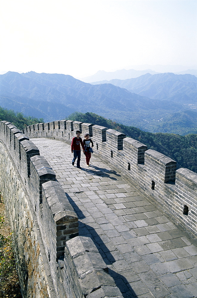 Great Wall at Mutianyu, UNESCO World Heritage Site, near Beijing, China, Asia