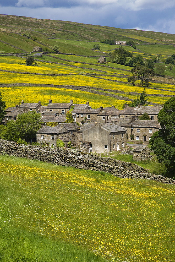 Thwaite Village, Swaledale, Yorkshire Dales National Park, Yorkshire, England, United Kingdom, Europe