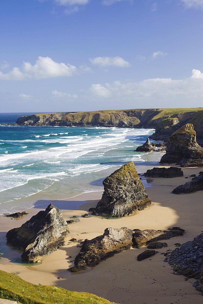 Bedruthan Steps, Cornwall, England, United Kingdom, Europe