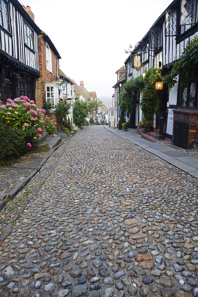 Mermaid Street, Rye, East Sussex, England, United Kingdom, Europe