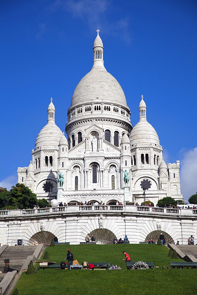 Basilica of Sacre-Coeur, Montmartre, Paris, France, Europe