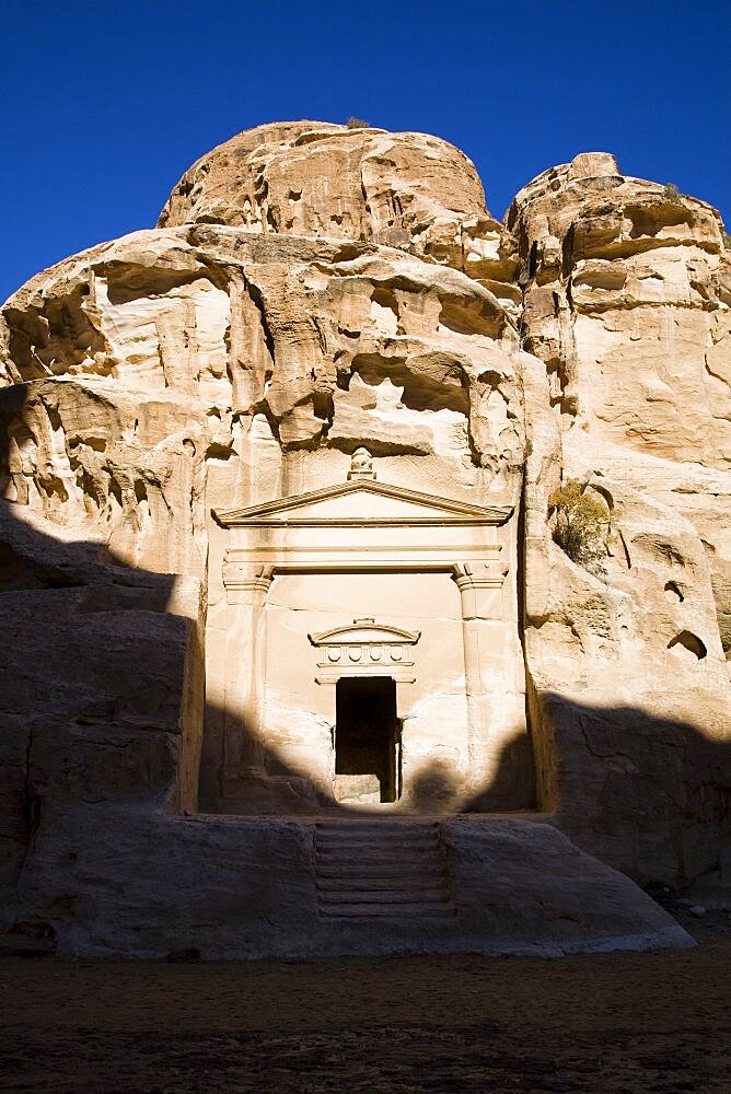 ancient site of Petra in the Jordanian desert