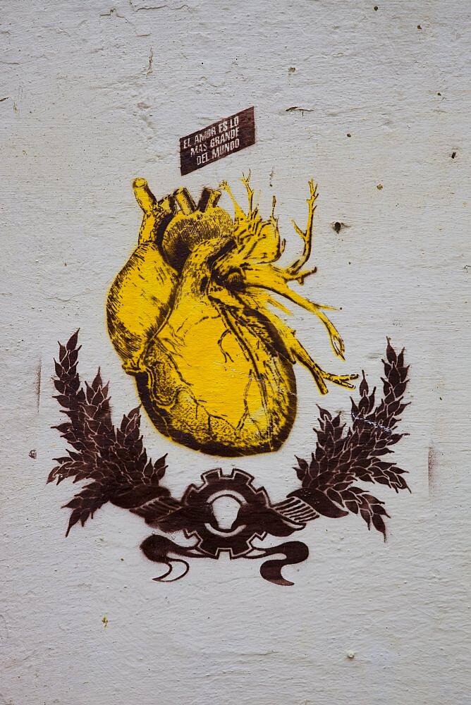 A mural on a wall in cordova, Spain