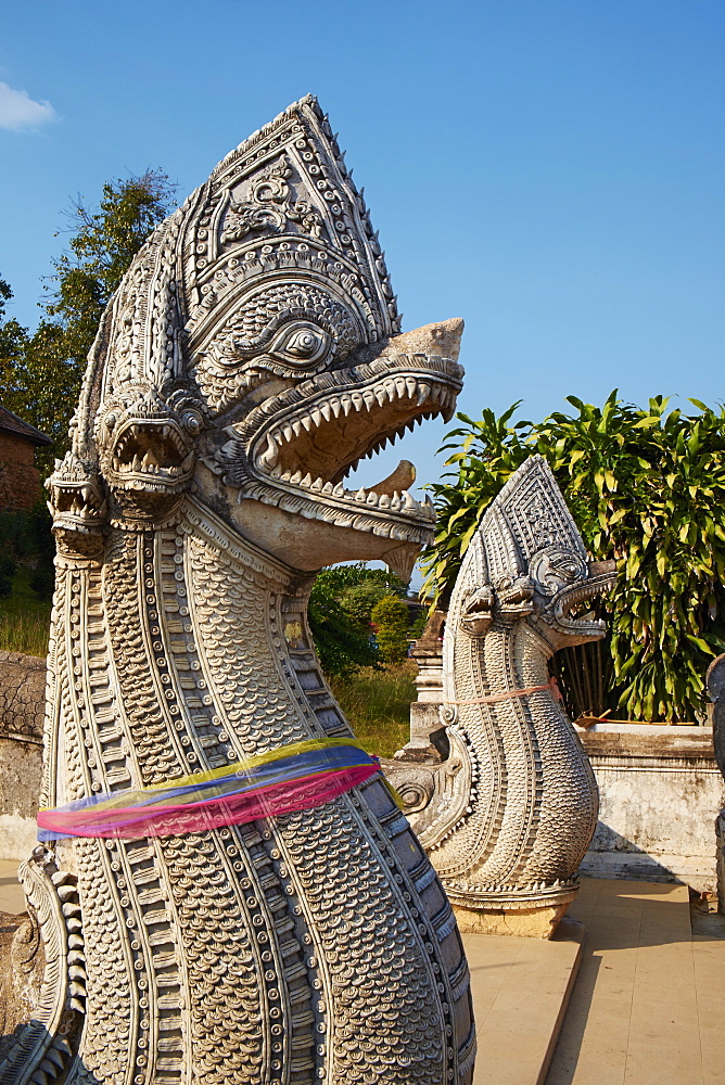 Fortress monastery of Wat Phra That Lampang Luang, Lampang, Thailand, Southeast Asia, Asia