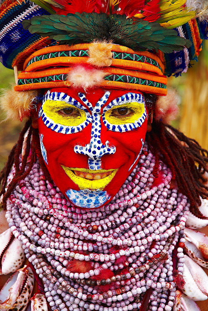 Sing Sing of Mount Hagen, a cultural show with ethnic groups, Mount Hagen, Western Highlands, Papua New Guinea, Pacific