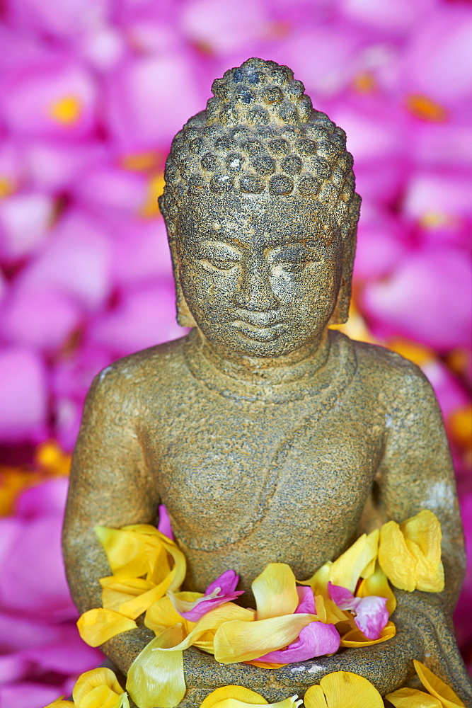 Detail of statue of Buddha, Bangkok, Thailand, Southeast Asia, Asia