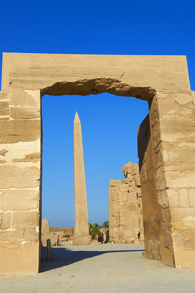 Obelisk of Hatshepsut, Temple of Amun, Karnak, Thebes, UNESCO World Heritage Site, Egypt, North Africa, Africa