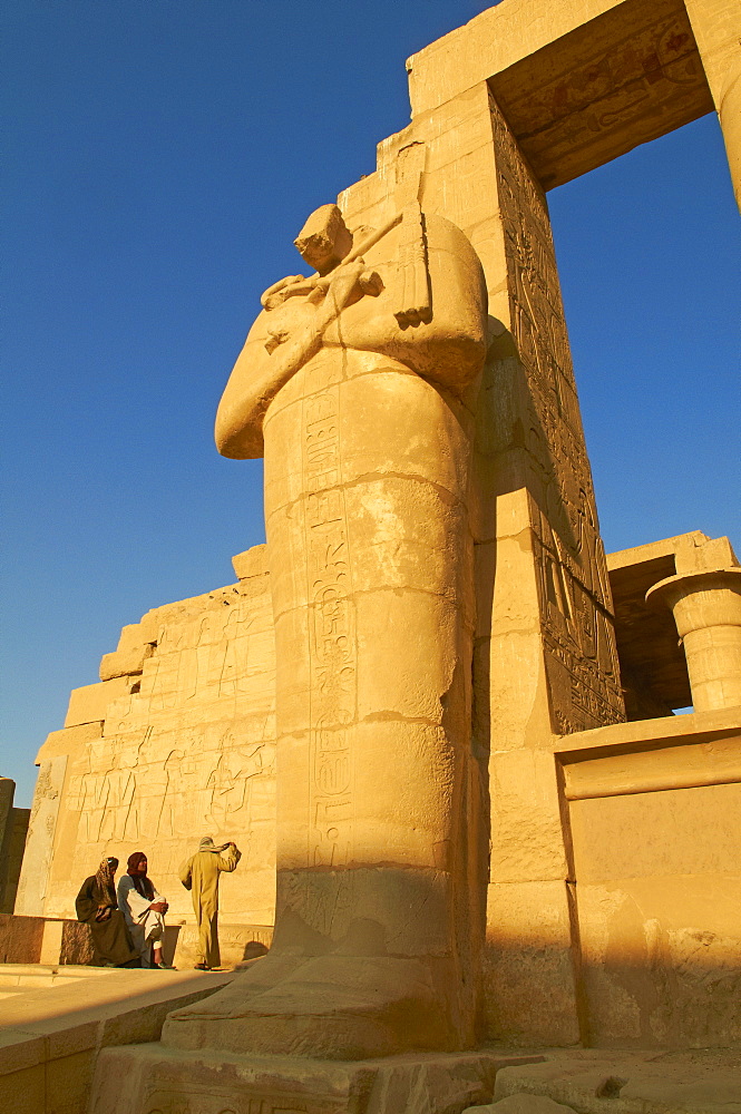 Ramesseum Temple, West Bank of the River Nile, Thebes, UNESCO World Heritage Site, Egypt, North Africa, Africa