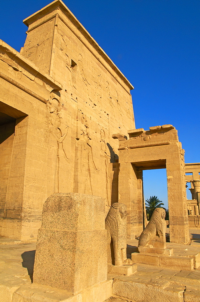 Temple of Philae, UNESCO World Heritage Site, Agilkia Island, Nile Valley, Nubia, Egypt, North Africa, Africa