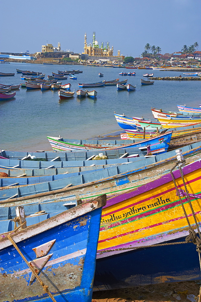 Vizhinjam, fishing harbour near Kovalam, Kerala, India, Asia