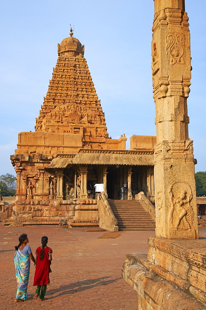 Bridhadishwara temple, UNESCO World Heritage Site, Thanjavur (Tanjore), Tamil Nadu, India, Asia