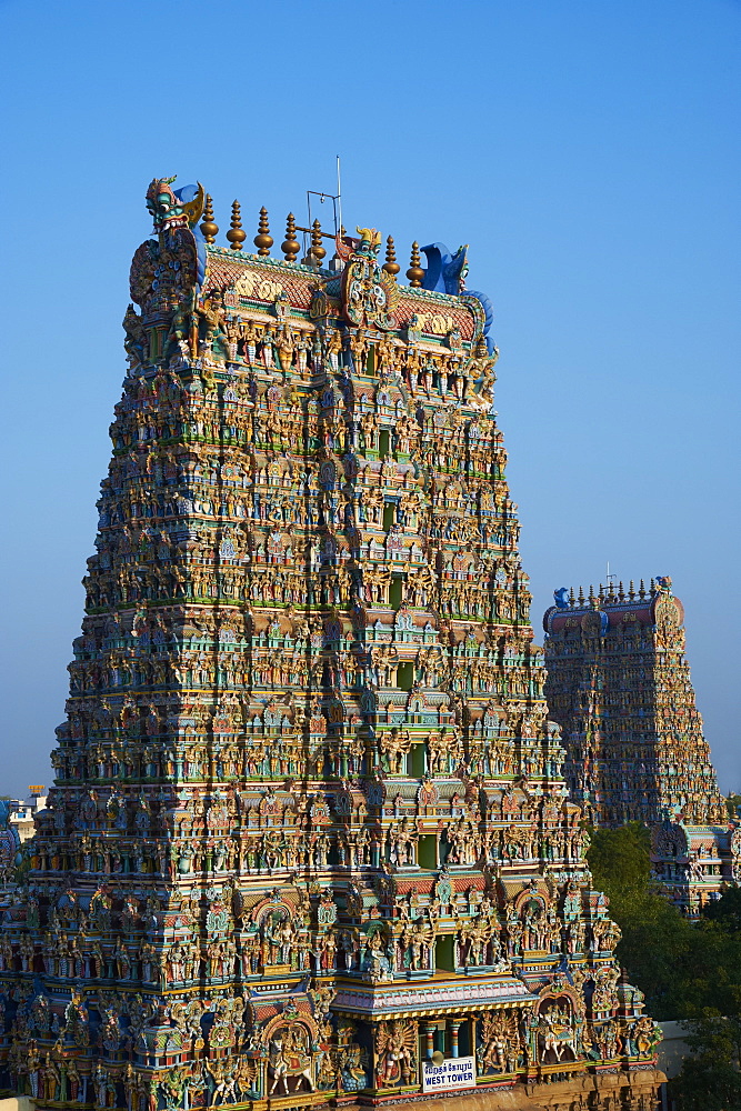 Sri Meenakshi temple, Madurai, Tamil Nadu, India, Asia