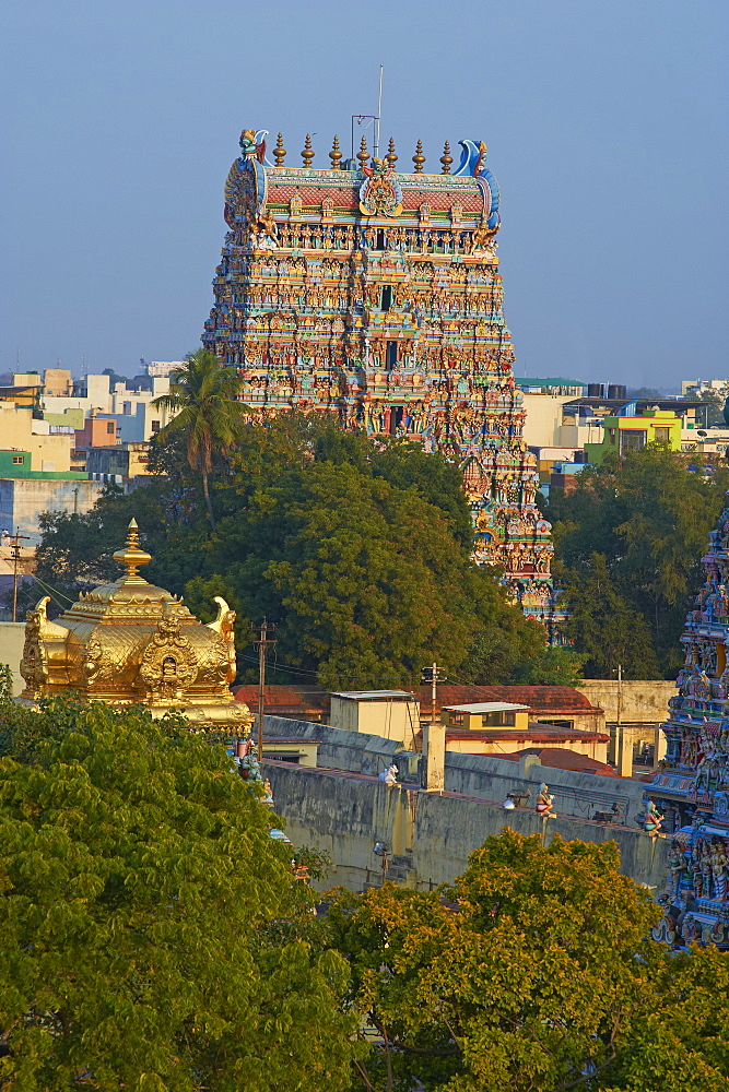 Sri Meenakshi temple, Madurai, Tamil Nadu, India, Asia