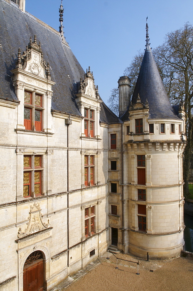 Azay le Rideau, UNESCO World Heritage Site, Indre et Loire, Loire Valley, France, Europe