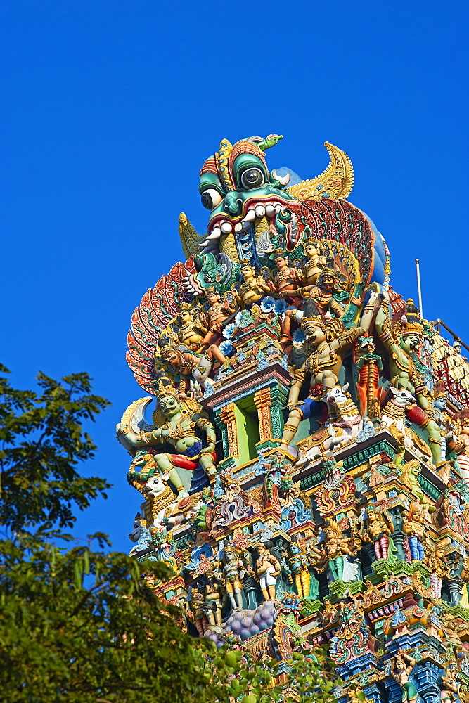 Sri Meenakshi temple, Madurai, Tamil Nadu, India, Asia