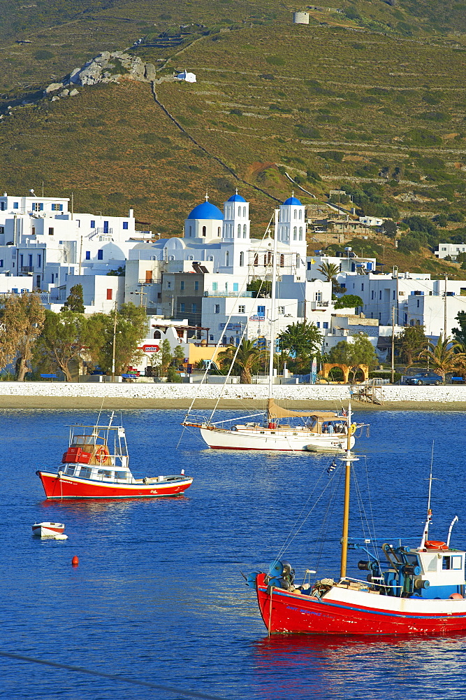 Katapola port, Amorgos, Cyclades, Aegean, Greek Islands, Greece, Europe