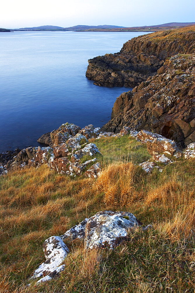 View from the small island of Oronsay, Isle of Skye, Scotland, United Kingdom, Europe