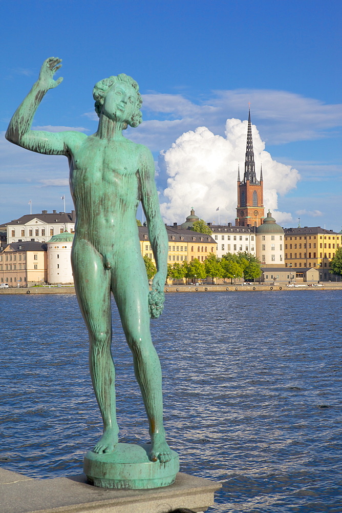 City skyline from City Hall, Stockholm, Sweden, Scandinavia, Europe