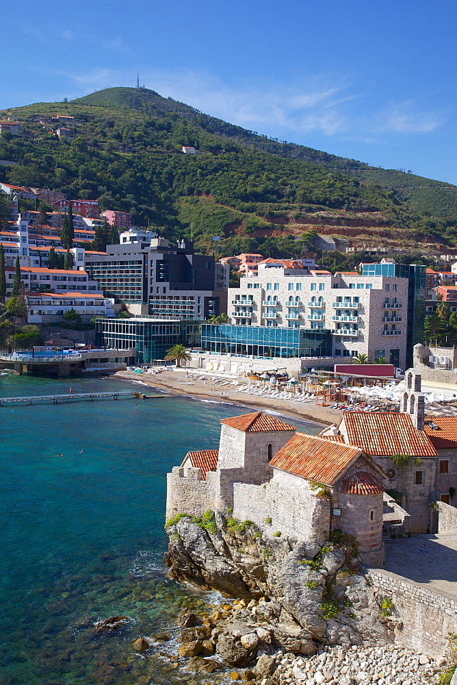 Walls of the Old Town, Budva, Montenegro, Europe