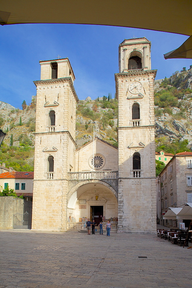 St. Tryphon Cathedral, Old Town, UNESCO World Heritage Site, Kotor, Montenegro, Europe