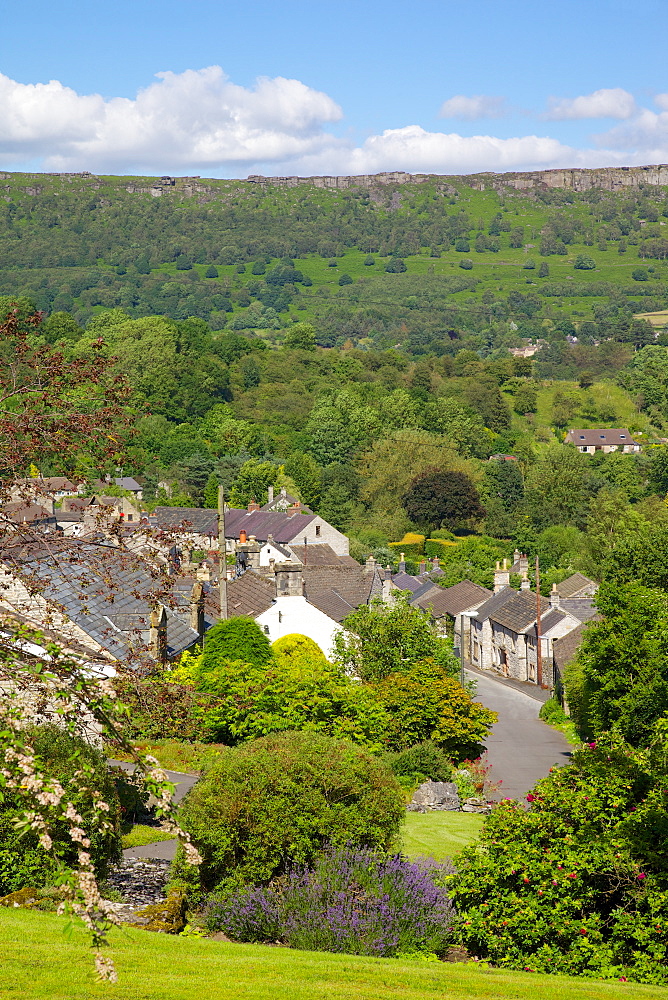 Village of Calver and Calver Edge, Derbyshire, England, United Kingdom, Europe