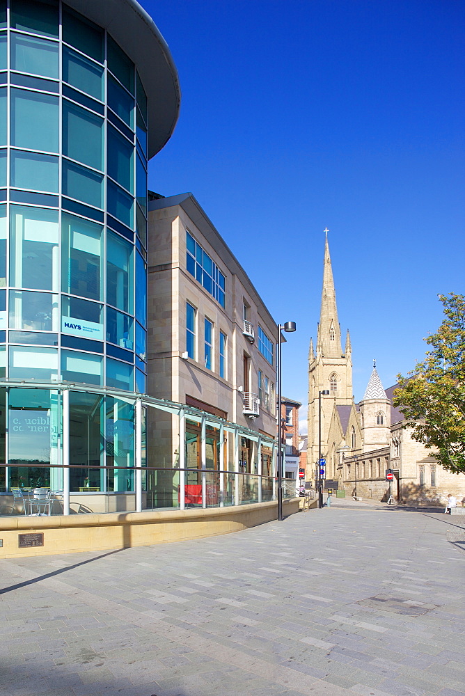 Crucible Corner, Sheffield, South Yorkshire, Yorkshire, England, United Kingdom, Europe