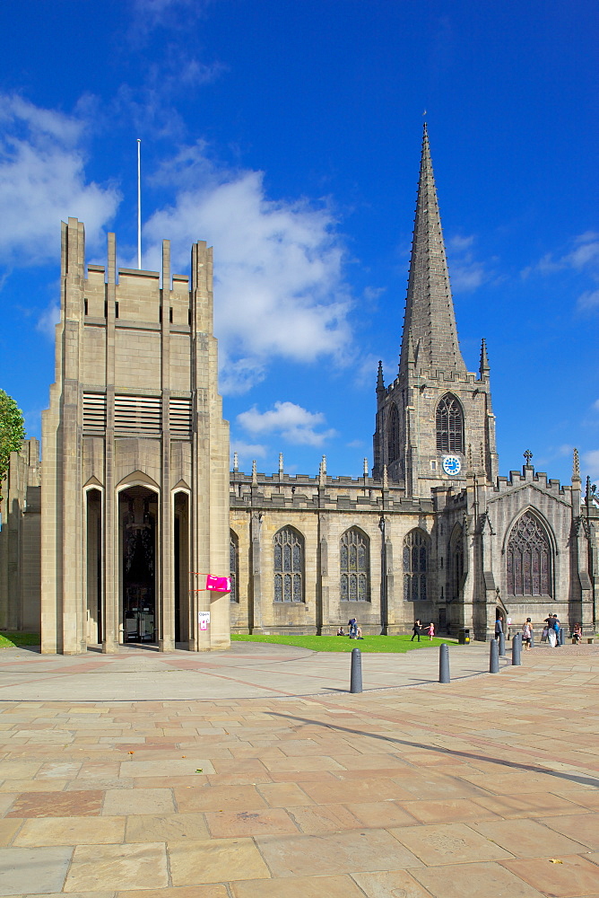 Sheffield Cathedral, Sheffield, South Yorkshire, Yorkshire, England, United Kingdom, Europe