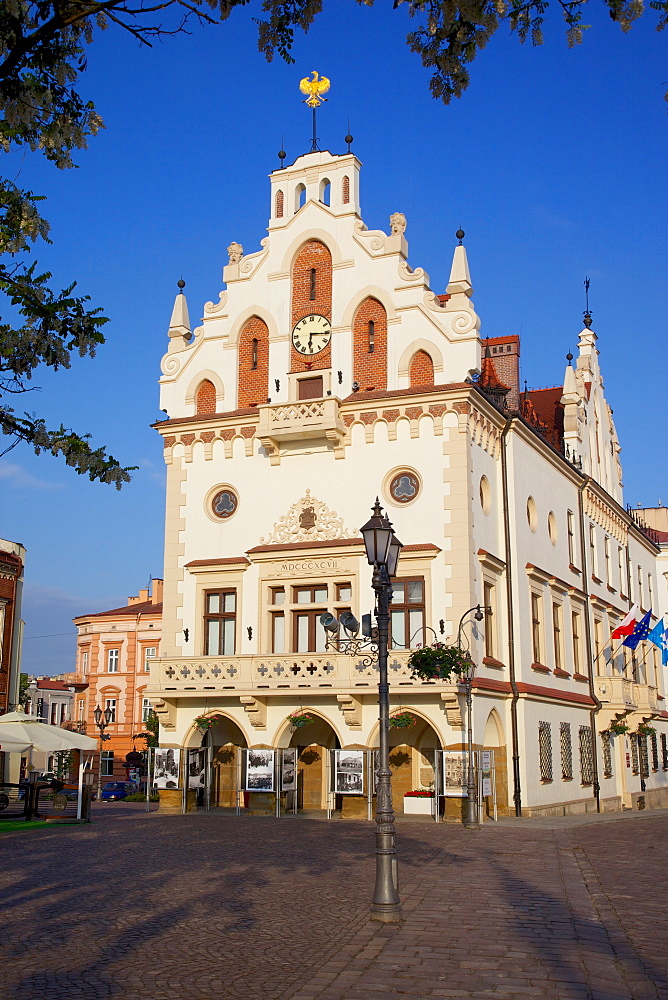 City Hall, Market Square, Old Town, Rzeszow, Poland, Europe