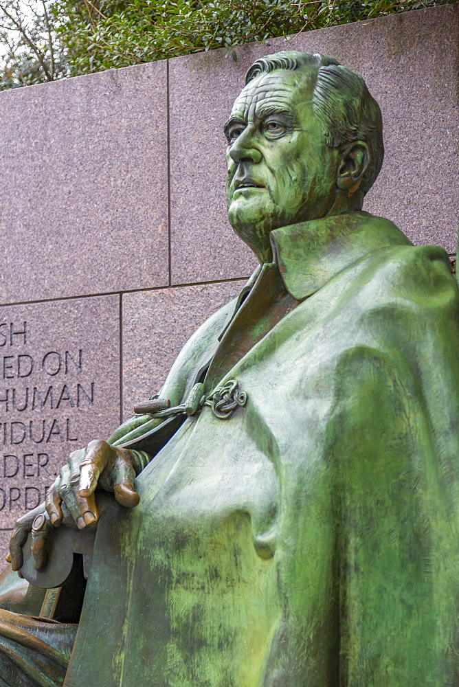 View of Franklin Delano Roosevelt Memorial, Washington D.C., United States of America, North America