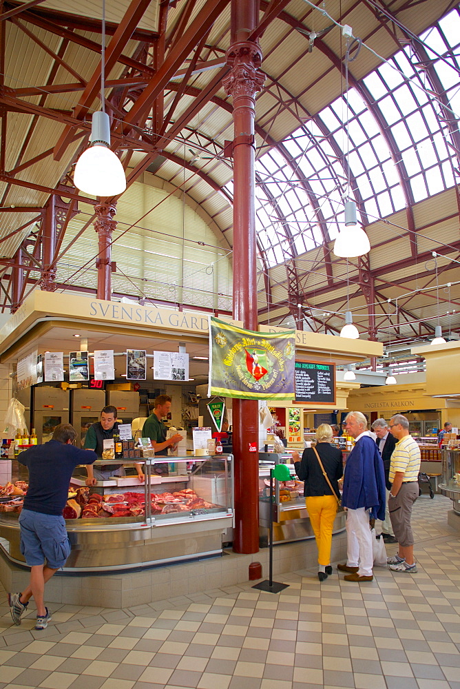 Saluhallen, Market Hall interior, Gothenburg, Sweden, Scandinavia, Europe