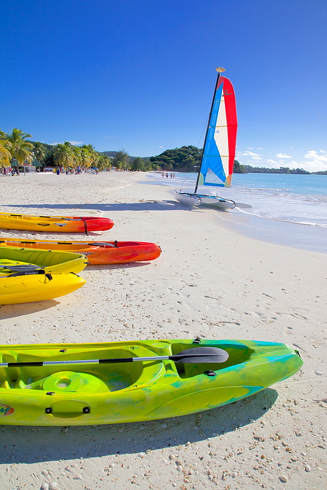 Beach, Jolly Harbour, St. Mary, Antigua, Leeward Islands, West Indies, Caribbean, Central America