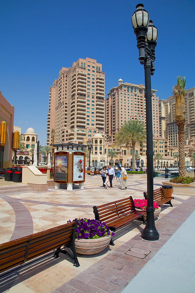 Architecture, The Pearl, Doha, Qatar, Middle East 