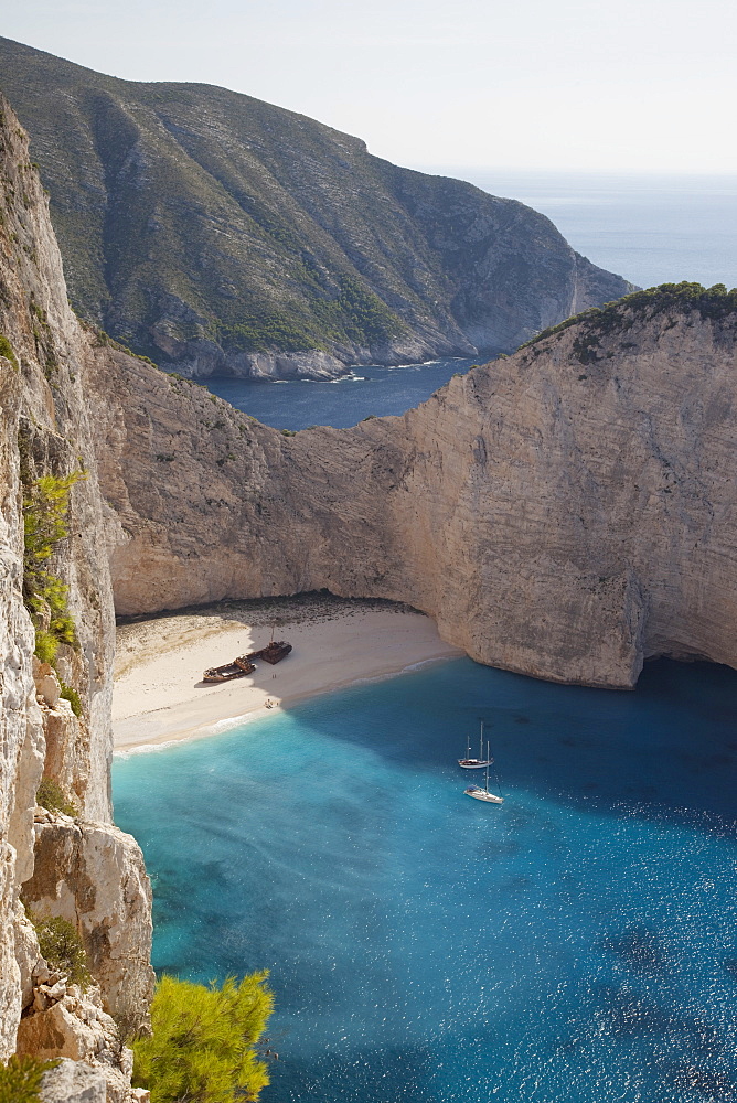 Shipwreck Bay, Zakynthos, Ionian Islands, Greek Islands, Greece, Europe