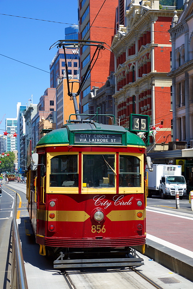 City Circle tram, Melbourne, Victoria, Australia, Pacific