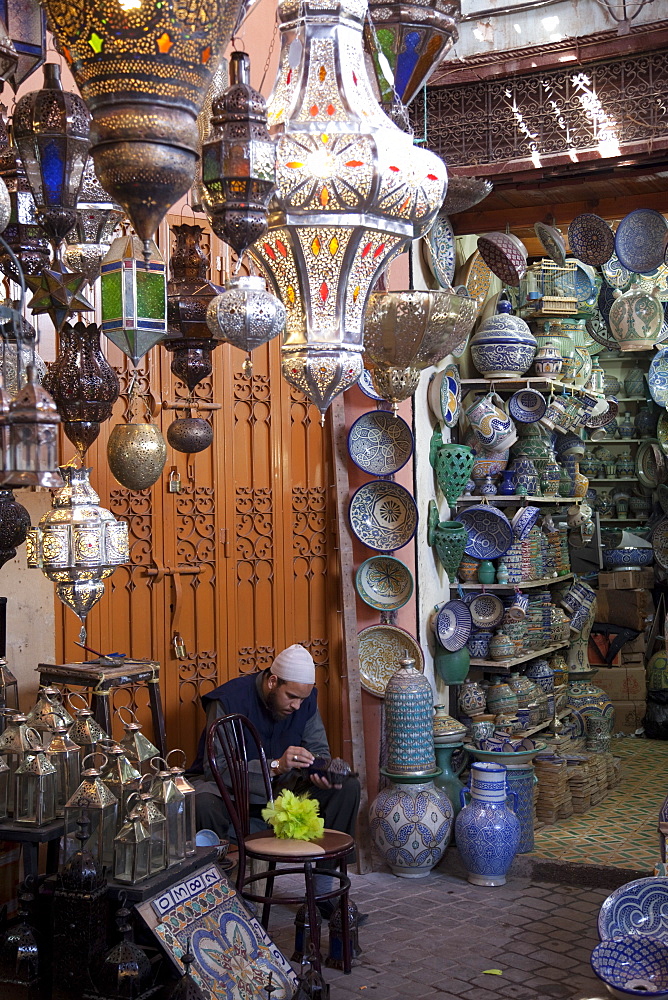 Souk, Marrakesh, Morocco, North Africa, Africa