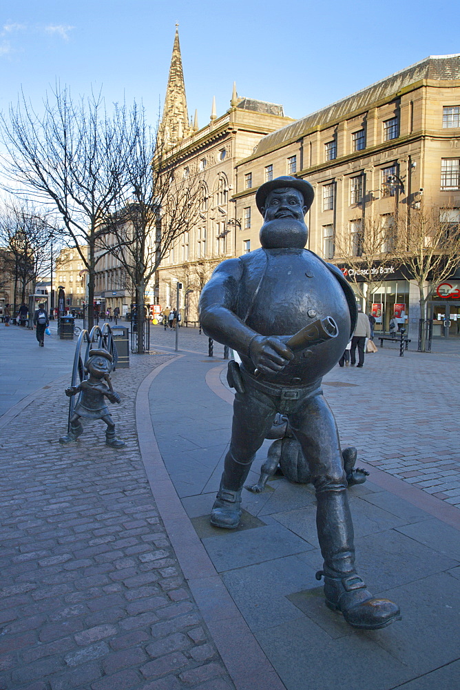 Desperate Dan statue, Dundee, Scotland