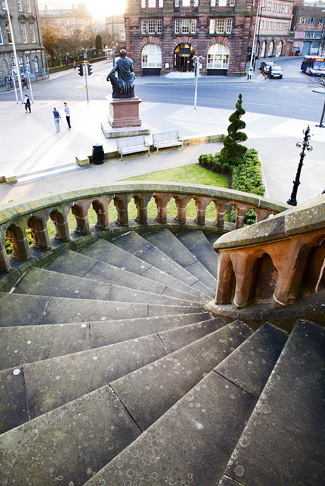 Architecture detail at The McManus Art Gallery and Museum, Dundee, Scotland