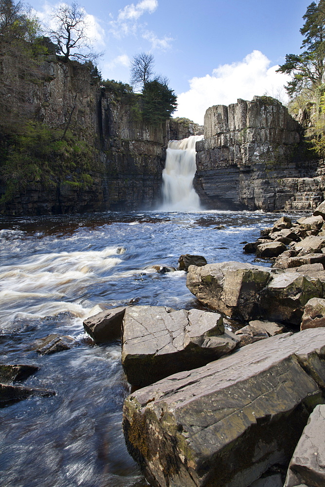 High Force in Upper Teesdale, County Durham, England