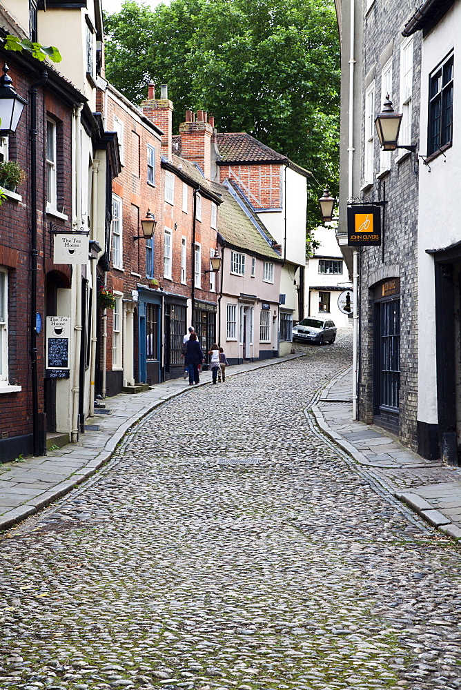 Elm Hill, Norwich, Norfolk, England, United Kingdom, Europe