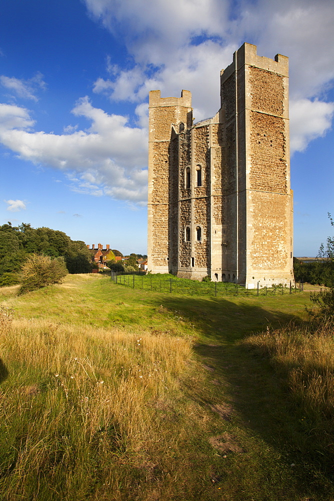 The remarkably intact Keep at Orford Castle, Orford, Suffolk, England, United Kingdom, Europe 