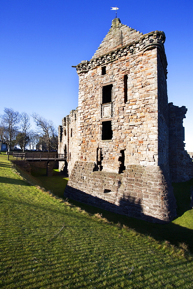 St. Andrews Castle, Fife, Scotland, United Kingdom, Europe 