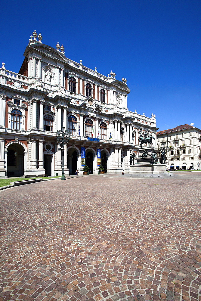 National Museum of the Italian Risorgimento in Palazzo Carignano, Turin, Piedmont, Italy, Europe