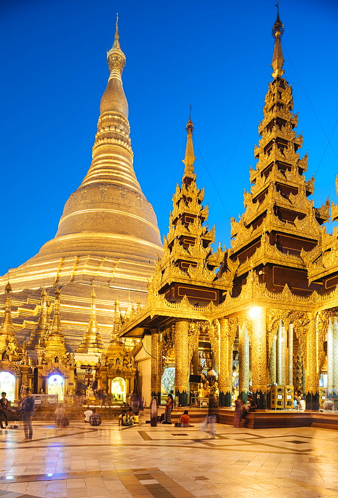 Shwedagon Pagoda, Yangon (Rangoon), Myanmar (Burma), Asia