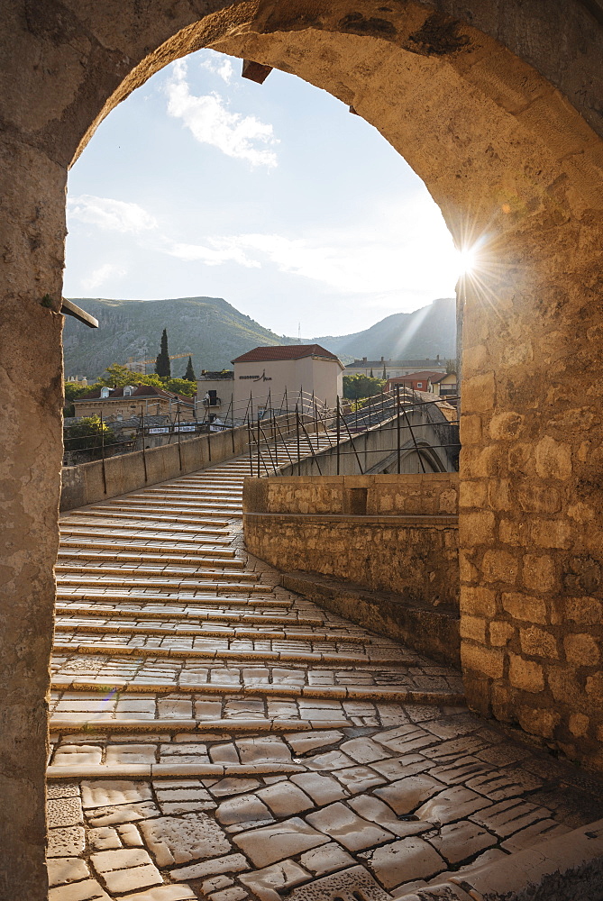 Stari Most Bridge, Mostar, Bosnia and Hercegovina, Europe