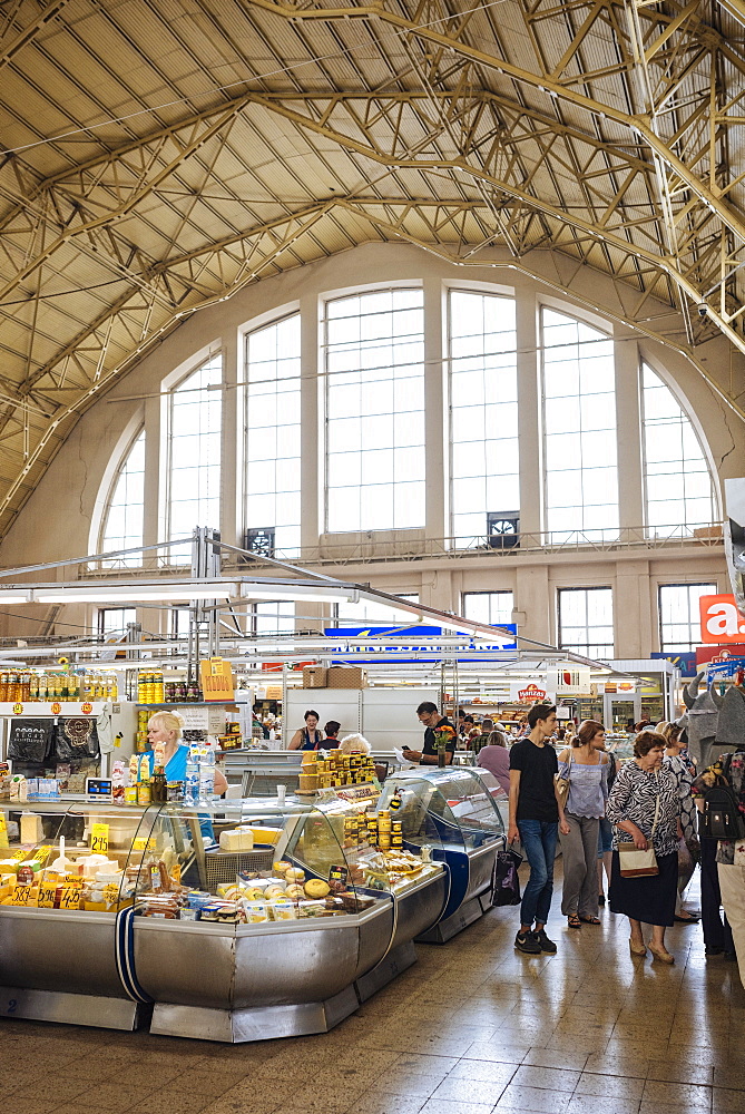 Interior of Riga Central Market, Riga, Latvia, Baltic States, Europe