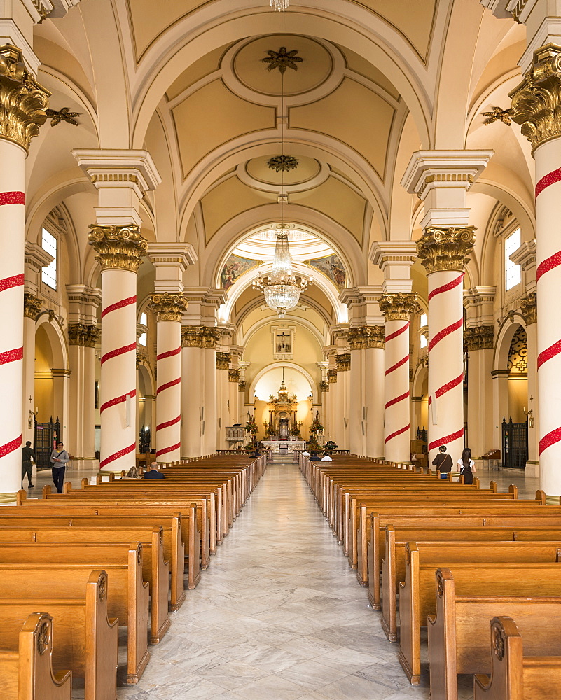 Interior of National Cathedral, Bolivar Square, La Candelaria, Bogota, Cundinamarca, Colombia, South America