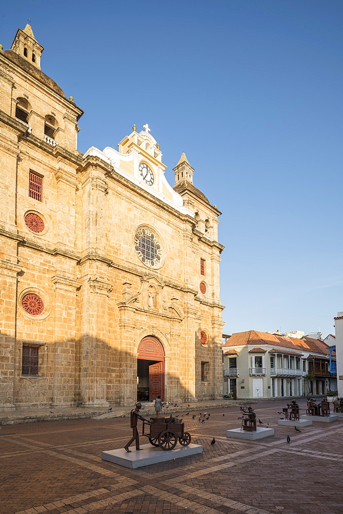 Church of San Pedro, Old City, UNESCO World Heritage Site, Cartagena, Bolivar Department, Colombia, South America