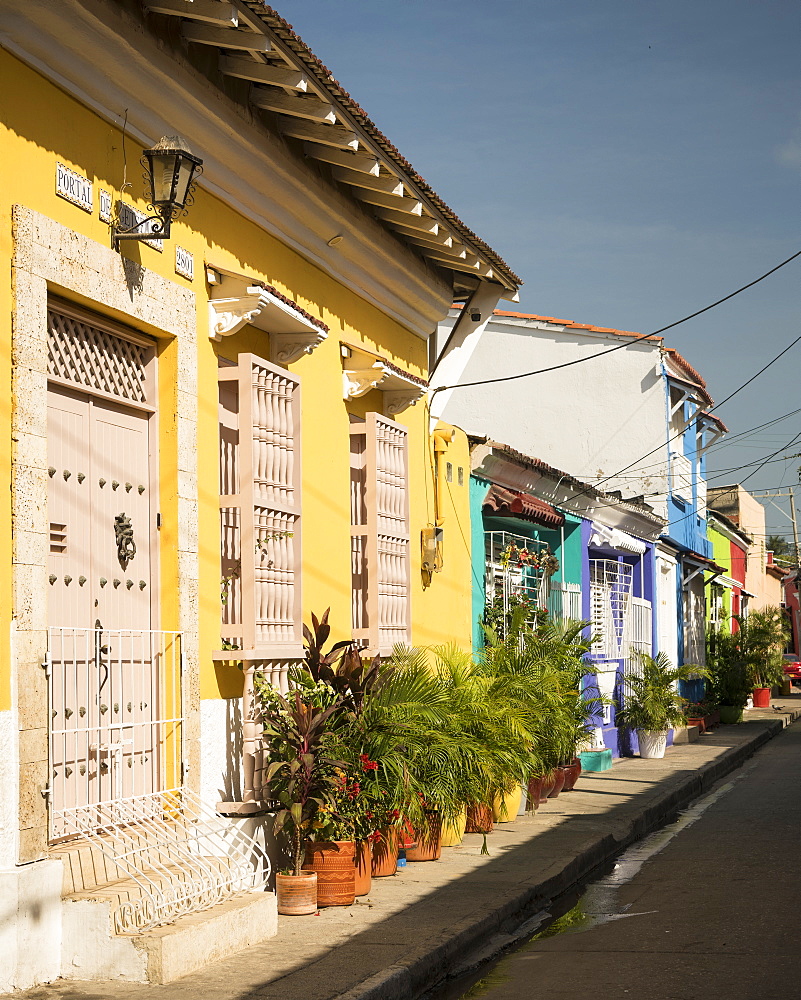 Street scene, Getsemani Barrio, Cartagena, Bolivar Department, Colombia, South America